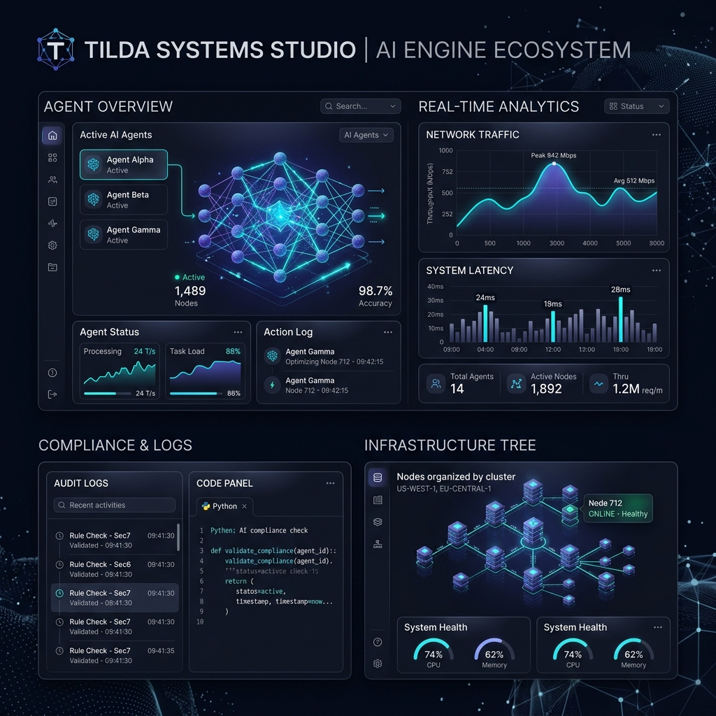 Tilda Systems Studio Ecosystem Dashboard
